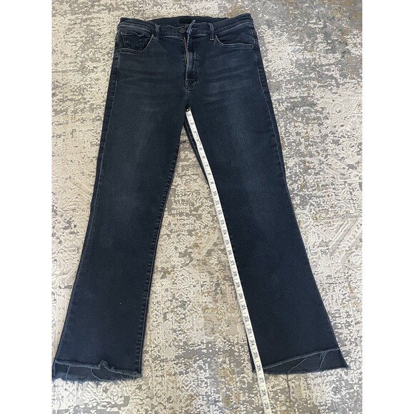 MOTHER Dark Blue Flare & Wide Leg Jeans - Picture 2 of 9